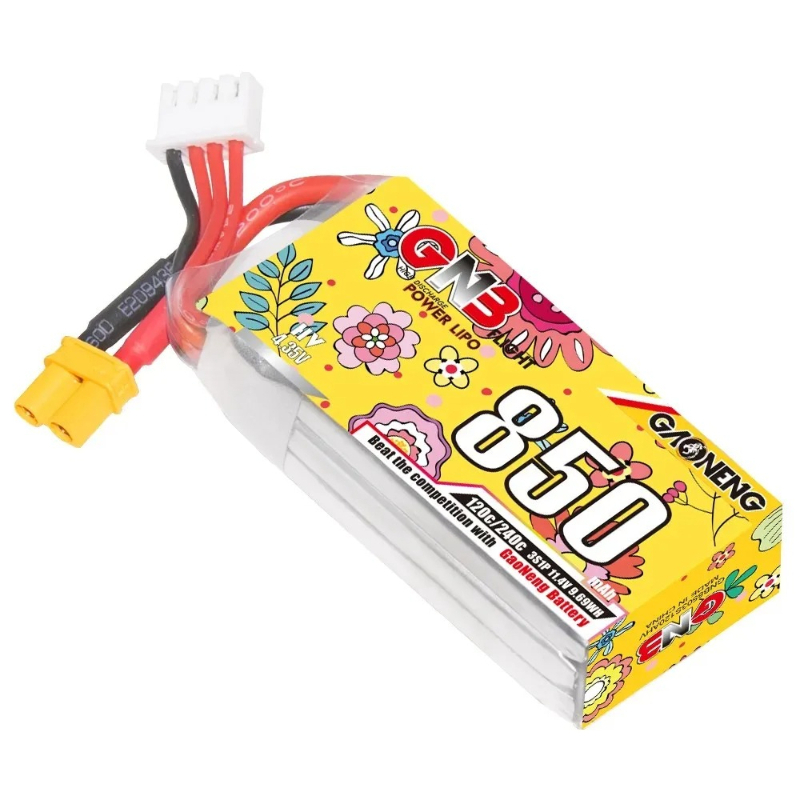 Drone Battery 3S - 1 個の新しい GNB LiHV 3S 11.4V