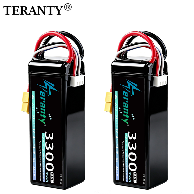 Drone Battery 4S - TERANTY 4S 3300mAh リポバッテリー 14.8V 60C