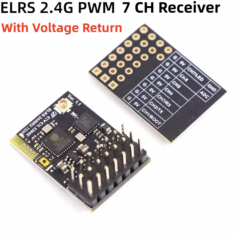 Drone Battery Plate - Rcカー、fpvドローン、クワッドコプター、elrs 2.4g、pwm、7ch、6ch、crsfレシーバー、サイクロンサポート、elrs 3.2プロトコル用の銅パイプアンテナ