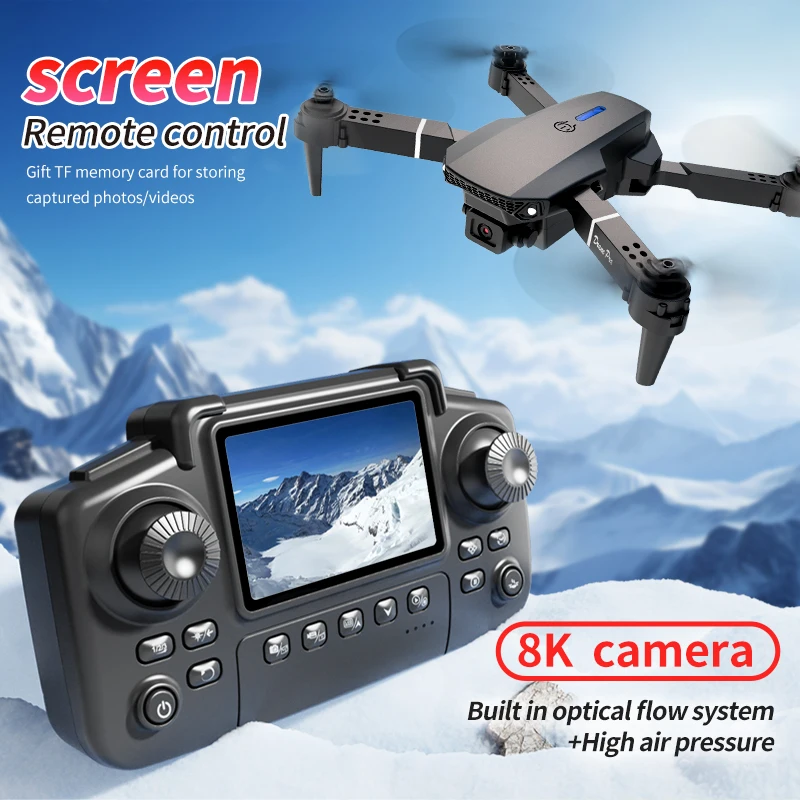 プロフェッショナルE88 PROドローン、スクリーン付き8K - Drone Battery Case のレビューと価格