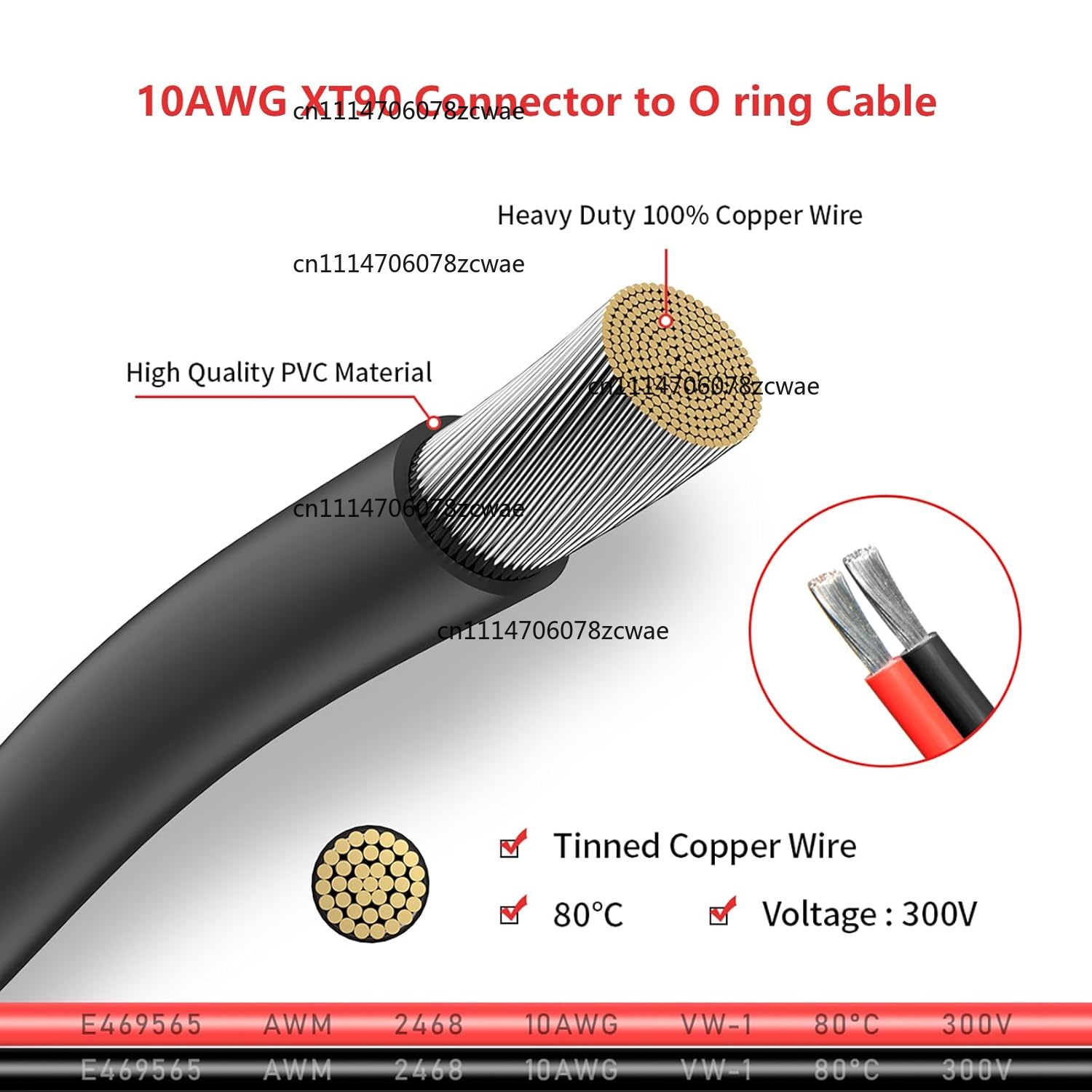 ZOCI-XT90 - Oリング端子ケーブル 10AWG オ - Drone Battery Connector のレビューと価格