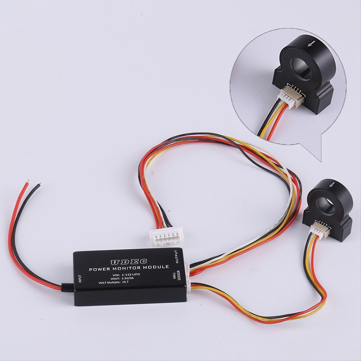 PIXHAWK パワーモニターモジュール用、ホールセンサー付 - Drone Battery High Voltage のレビューと価格