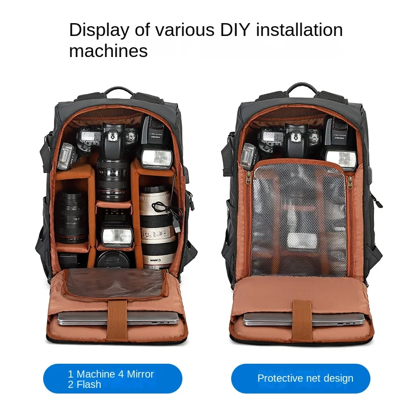 防水デジタル一眼レフカメラバックパック屋外大容量多機能17イ - Drone Battery Bag のレビューと価格