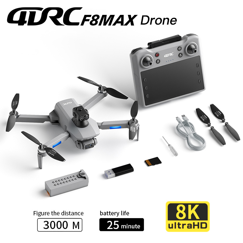 F8 MAX GPSドローン プロフェッショナル 8Kカメラ - Drone Battery Case のレビューと価格