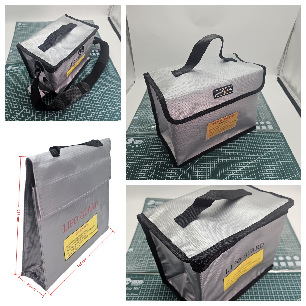 Lipo SAFE 耐火・防爆ポータブルリチウムポリマー安全 - Drone Battery Bag のレビューと価格