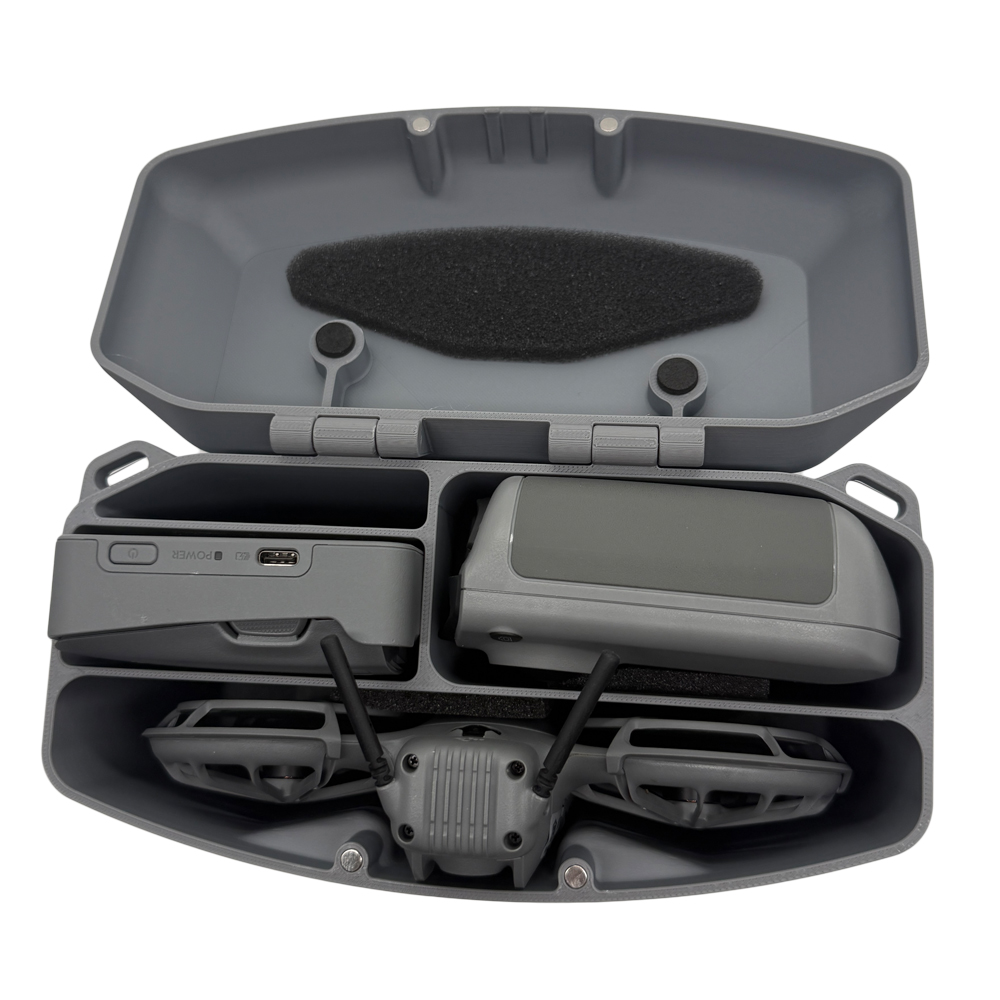 DJI Neo 2用3Dプリント製ボックス、磁気蓋付き、調整 - Drone Battery Case のレビューと価格